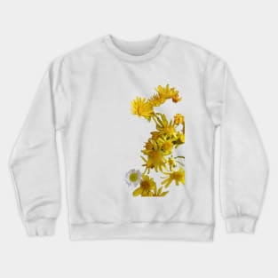 Fun Summer inspired Holiday chamomile flowers Crewneck Sweatshirt